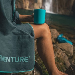 Ręcznik turystyczny Lifeventure Recycled SoftFibre Trek Towel Extra Large - grey
