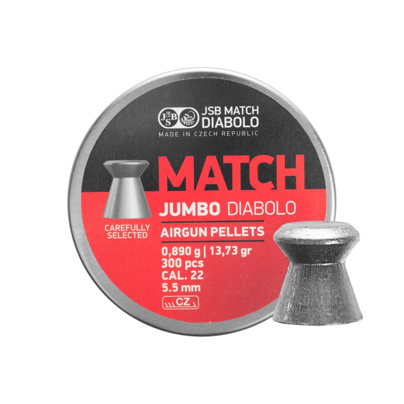 Śrut diabolo JSB Jumbo Match 5,50 mm 300 szt.