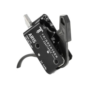 Spust Triggertech AR15 Adaptable PVD Black Curved- język spustowy zagięty - Two Stage