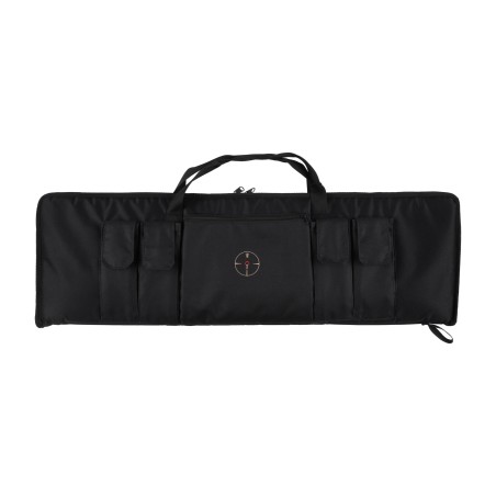 Pokrowiec Forsport AR Tactical na dwie jednostki broni 107 cm - czarny, haft celownik VX