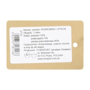 Pokrowiec na broń Forsport 144 cm termo+tłumik - oliwkowy, haft czarna głowa byka