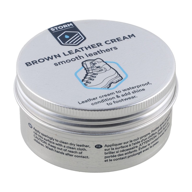 Krem do pielęgnacji obuwia skórzanego Storm Leather Cream - brown