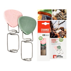 Szpic do pieczenia Light My Fire Grandpa's FireFork Bio zielony i rożowy