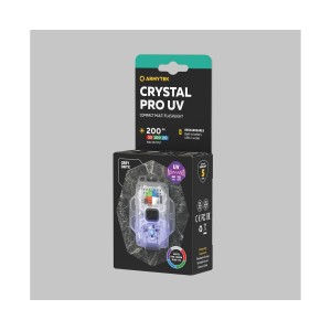 Latarka Armytek Crystal Pro UV Grey 200 lm