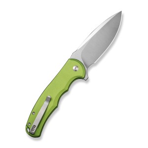 Nóż CIVIVI Button Lock Praxis Aluminum Green