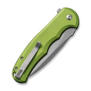 Nóż CIVIVI Button Lock Praxis Aluminum Green