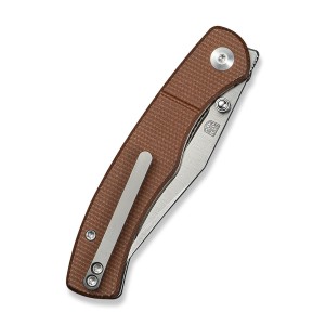 Nóż CIVIVI Clingman Nitro-V Micarta Brown C23065-3