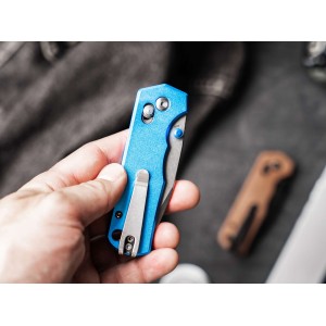 Nóż Böker Plus Rockstub Blue Elox 14C28N
