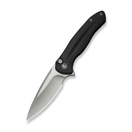 Nóż CIVIVI Button Lock Kitefin Black Alu 14C28N