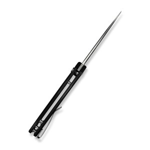Nóż CIVIVI Button Lock Kitefin Black Alu 14C28N