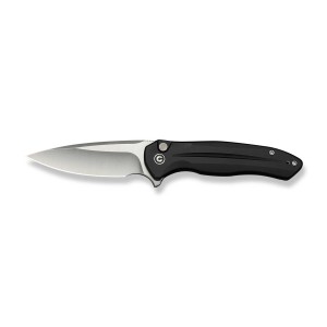 Nóż CIVIVI Button Lock Kitefin Black Alu 14C28N