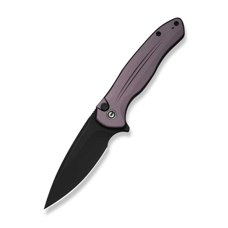 Nóż CIVIVI Button Lock Kitefin Purple Alu 14C28N