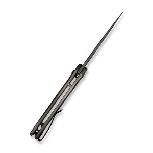 Nóż CIVIVI Button Lock Kitefin Damast Grey Alu