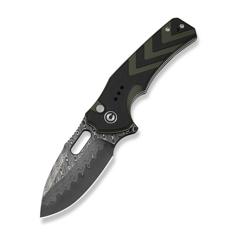 Nóż CIVIVI Vexron Damast G10 Milled Black Green