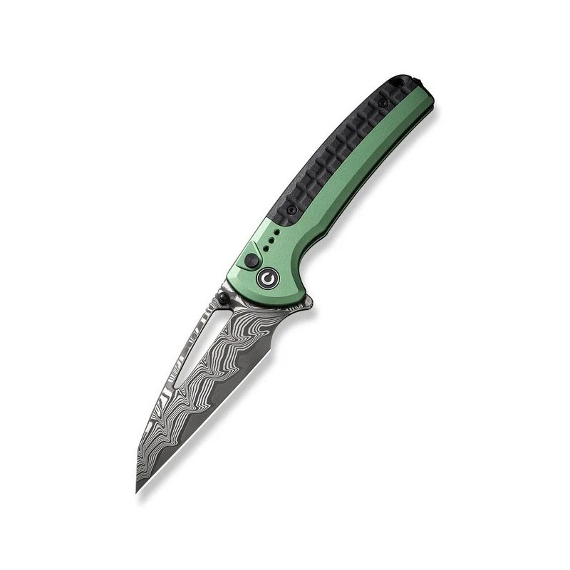 Nóż CIVIVI Sentinel Strike Damast Green Alu FRN