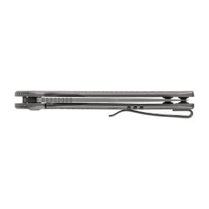 Nóż składany WE Knife Snick WE19022F-5 gray / dark green micarta
