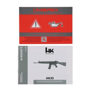 Replika karabinek ASG HK HecklerKoch HK33 6 mm gaz