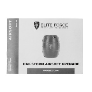 Granat gradowy Elite Force 6 mm biały