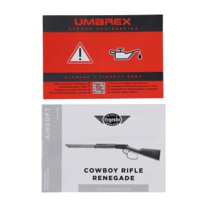 Replika karabinek Legends Cowboy Rifle Renegade 6 mm czarna