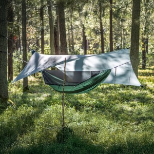 Tarp do spania na ziemi Lesovik ZMORA silver pine