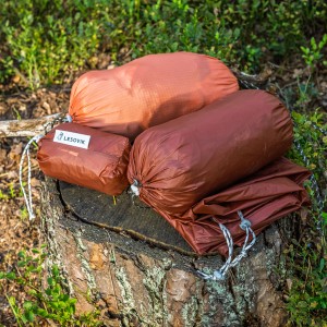 Tarp hamakowy Lesovik HEKSA terra rosa