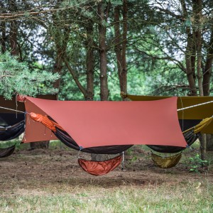 Tarp hamakowy Lesovik HEKSA terra rosa