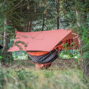 Tarp hamakowy Lesovik HEKSA terra rosa