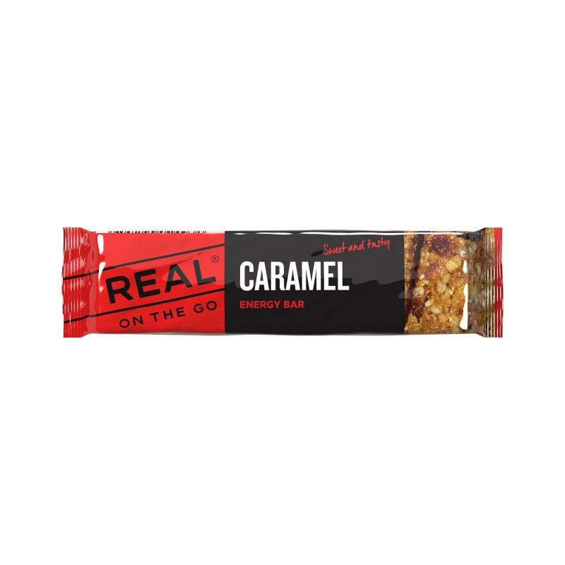Baton energetyczny Real Turmat Energy Bar Caramel 40 g - karmelowy