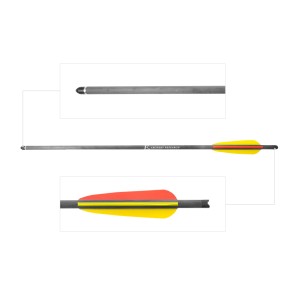 Bełt Poe Lang EK z włókna węglowego 8,8 mm 22" 6 szt.