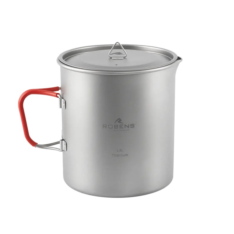 Garnek tytanowy Robens Forge Duo Pot Ultralight 1,3 L - silver