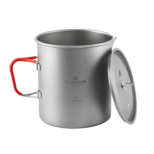 Garnek tytanowy Robens Forge Duo Pot Ultralight 1,3 L - silver