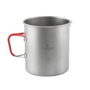 Garnek tytanowy Robens Forge Duo Pot Ultralight 1,3 L - silver