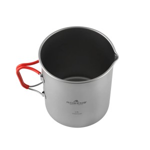 Garnek tytanowy Robens Forge Duo Pot Ultralight 1,3 L - silver