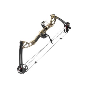 Łuk bloczkowy dla dorosłych i młodzieży Poe Lang Rex Quad 20-65 lb 28" kamuflaż