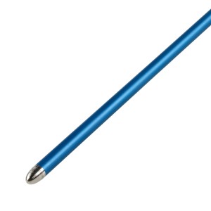 Strzała Poe Lang aluminiowa 29" grot tarczowy gładki niebieska