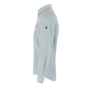 Koszula Tagart Harrington Slim w drobną kratkę, zielona