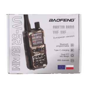Krótkofalówka PMR Baofeng UV-5R EU Mini Camo VHF UHF