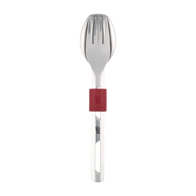 Sztućce turystyczne Esbit Silicone Band L burgundowe