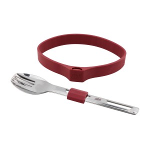 Sztućce turystyczne Esbit Silicone Band L burgundowe