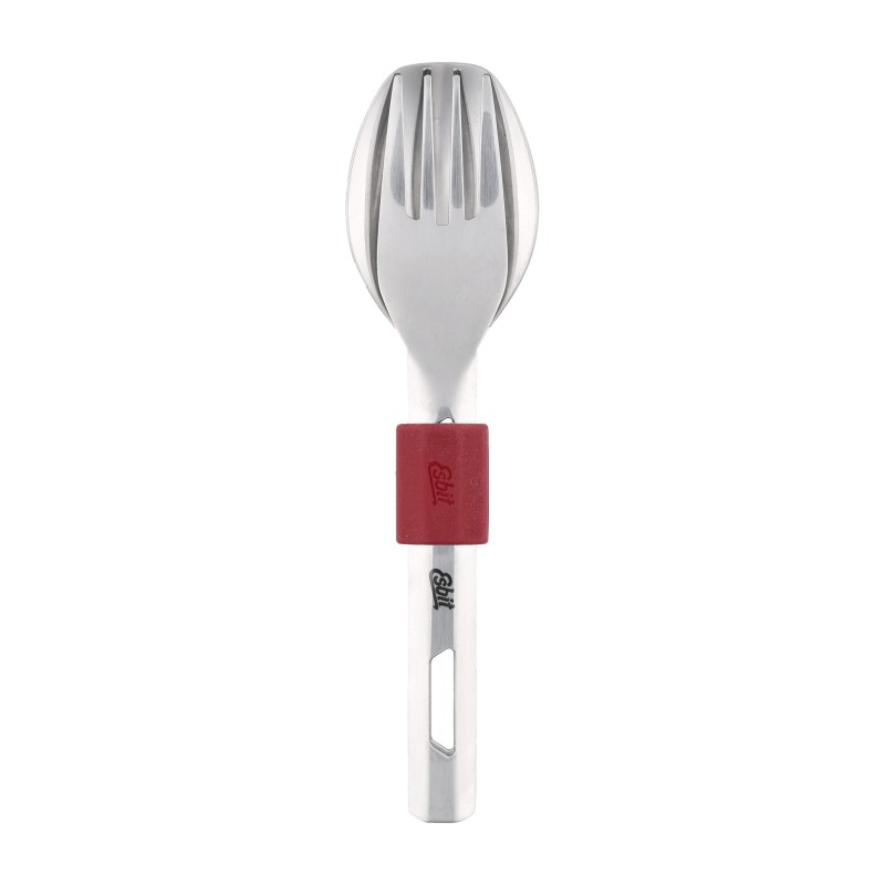 Sztućce turystyczne Esbit Silicone Band S burgundowe