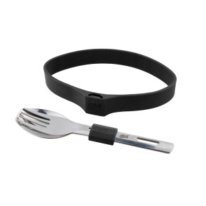 Sztućce turystyczne Esbit Silicone Band S czarne