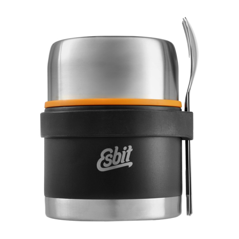 Termos Esbit Classic Food Jug z zestawem sztućców 0,5 l czarny