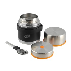 Termos Esbit Classic Food Jug z zestawem sztućców 0,5 l czarny
