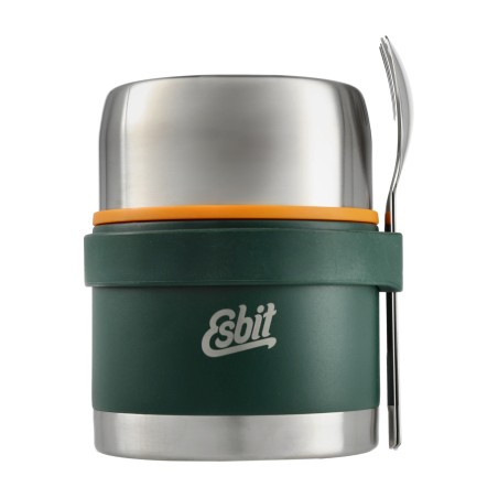 Termos Esbit Classic Food Jug z zestawem sztućców 0,5 l forest green