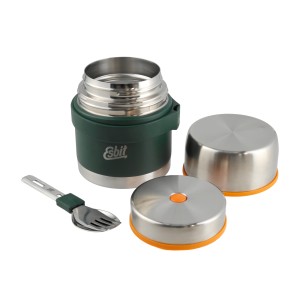 Termos Esbit Classic Food Jug z zestawem sztućców 0,5 l forest green