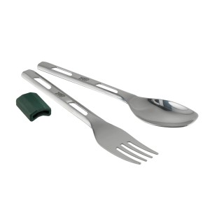 Termos Esbit Classic Food Jug z zestawem sztućców 0,5 l forest green