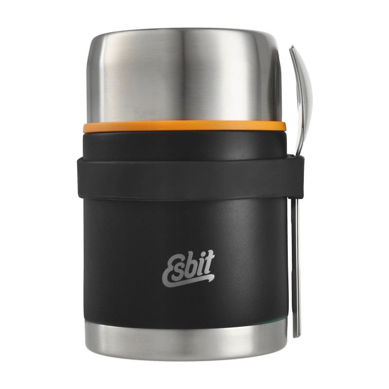 Termos Esbit Classic Food Jug z zestawem sztućców 0,75 l czarny