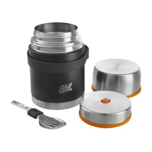 Termos Esbit Classic Food Jug z zestawem sztućców 0,75 l czarny