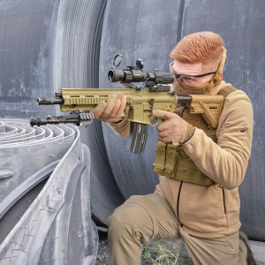 Replika karabinek ASG HK HecklerKoch HK416 A5 Sportsline EyeTrace 6 mm zielono-brązowy