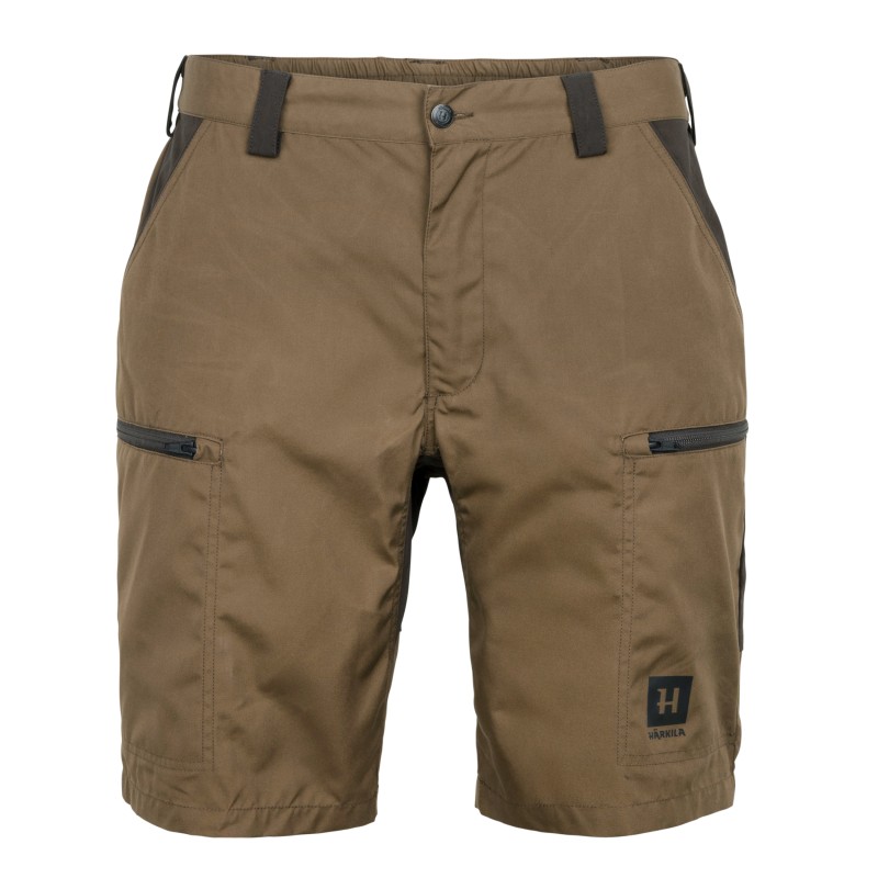 Spodenki Harkila Fjell Dark earth / shadow brown